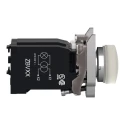 Schneider Electric Panel Mount White LED Pilot Light Harmony XB4 22 mm Cutout 240V ac IP69 IP67 IP66 IP69K XB4BV41