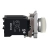 Schneider Electric Panel Mount White LED Pilot Light Harmony XB4 22 mm Cutout 240V ac IP69 IP67 IP66 IP69K XB4BV41