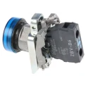 Schneider Electric Panel Mount Blue LED Pilot Light Harmony XB4 22 mm Cutout 24 V ac/dc Metal Body XB4BVB6