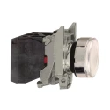 Schneider Electric Harmony XB4 Series Illuminated Push Button Switch, Spring Return, Panel Mount, 22 mm Cutout XB4BW3165
