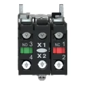 Schneider Electric Harmony XB4 Series Illuminated Push Button Switch, Spring Return, Panel Mount, 22 mm Cutout XB4BW3165