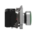 Schneider Electric Harmony XB4 Series Illuminated Push Button Switch, Spring Return, Panel Mount, 22 mm Cutout XB4BW33G5