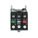 Schneider Electric Harmony XB4 Series Illuminated Push Button Switch, Spring Return, Panel Mount, 22 mm Cutout XB4BW33G5