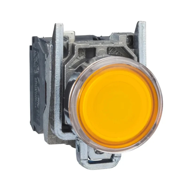 Schneider Electric Harmony XB4 Series Illuminated Push Button Switch, Spring Return, Panel Mount, 22 mm Cutout XB4BW3565