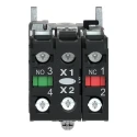 Schneider Electric Harmony XB4 Series Illuminated Push Button Switch, Spring Return, Panel Mount, 22 mm Cutout XB4BW3565