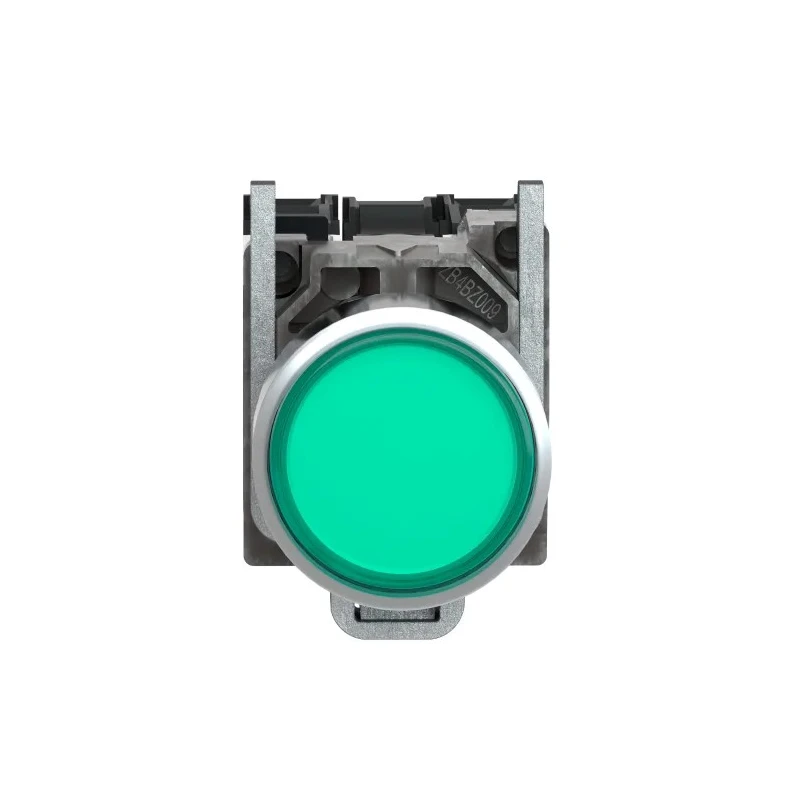 Schneider Electric Harmony XB4 Series Illuminated Push Button Switch, Spring Return, Panel Mount, 22 mm Cutout XB4BW33G5