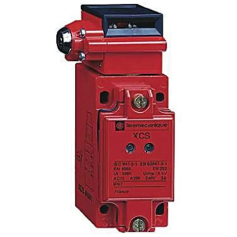 Telemecanique Sensors Safety Interlock Switch with Keyed Actuator Zinc Alloy Housing IP67 Protection XCSB701