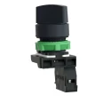 Schneider Electric Selector Switch, 2 Positions, 1 NO Contact, IP69K Rated, Harmony XB5 Series XB5AD21