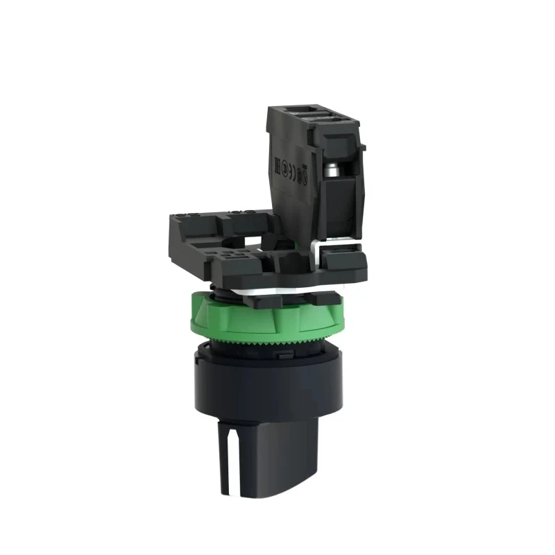 Schneider Electric Selector Switch, 2 Positions, 1 NO Contact, IP69K Rated, Harmony XB5 Series XB5AD21