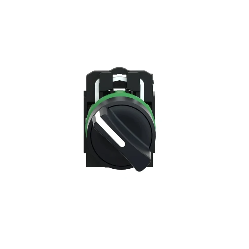 Schneider Electric Selector Switch, 2 Positions, 1 NO Contact, IP69K Rated, Harmony XB5 Series XB5AD21