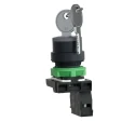 Schneider Electric Key Stay Put Rotary Switch Selector Switch 2 Positions 1 NO XB5AG41