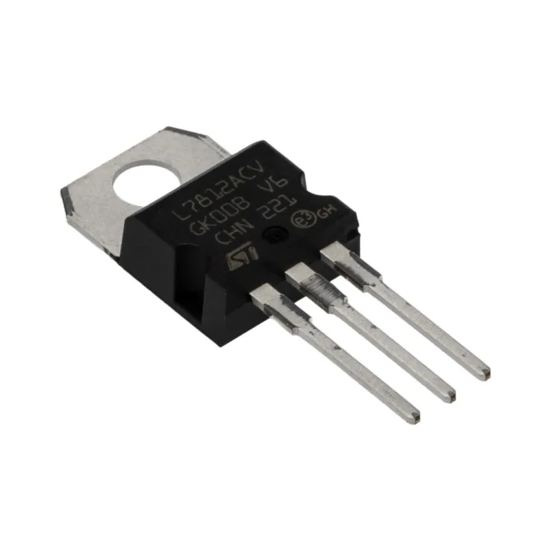 STMicroelectronics 5-Channel Linear Voltage Regulator 12V 1A TO-220 3-Pin L7812ACV