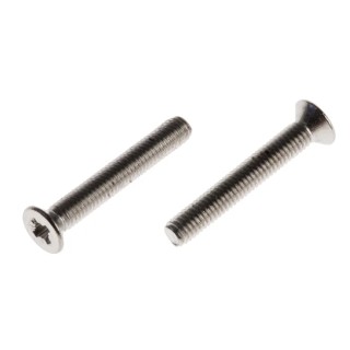 RS PRO Pozidriv Countersunk Stainless Steel Machine Screw M3 20 mm A2 Grade 304 DIN 965Z 528-968