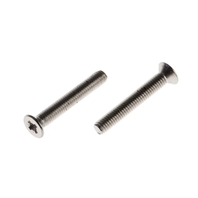 RS PRO Pozidriv Countersunk Stainless Steel Machine Screw M3 20 mm A2 Grade 304 DIN 965Z 528-968