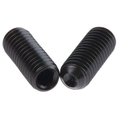 RS PRO Steel M6 x 16 mm Grub Screw Plain Cup DIN 916 Black 530-034