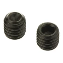 RS PRO Steel M8 x 8 mm Grub Screw Plain Cup DIN 916 Black 530-040