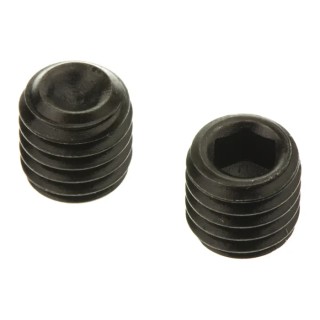 RS PRO Steel M8 x 8 mm Grub Screw Plain Cup DIN 916 Black 530-040
