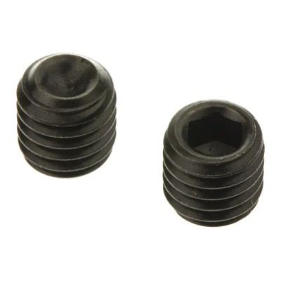 RS PRO Steel M8 x 8 mm Grub Screw Plain Cup DIN 916 Black 530-040