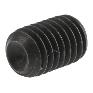 RS PRO Steel M8 x 12 mm Grub Screw Plain Cup Black DIN 916 Socket Set Screw 530-056