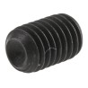 RS PRO Steel M8 x 12 mm Grub Screw Plain Cup Black DIN 916 Socket Set Screw 530-056