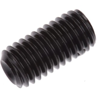 RS PRO Steel M8 x 16 mm Grub Screw Plain Cup DIN 916 Black 530-062