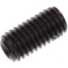 RS PRO Steel M8 x 16 mm Grub Screw Plain Cup DIN 916 Black 530-062