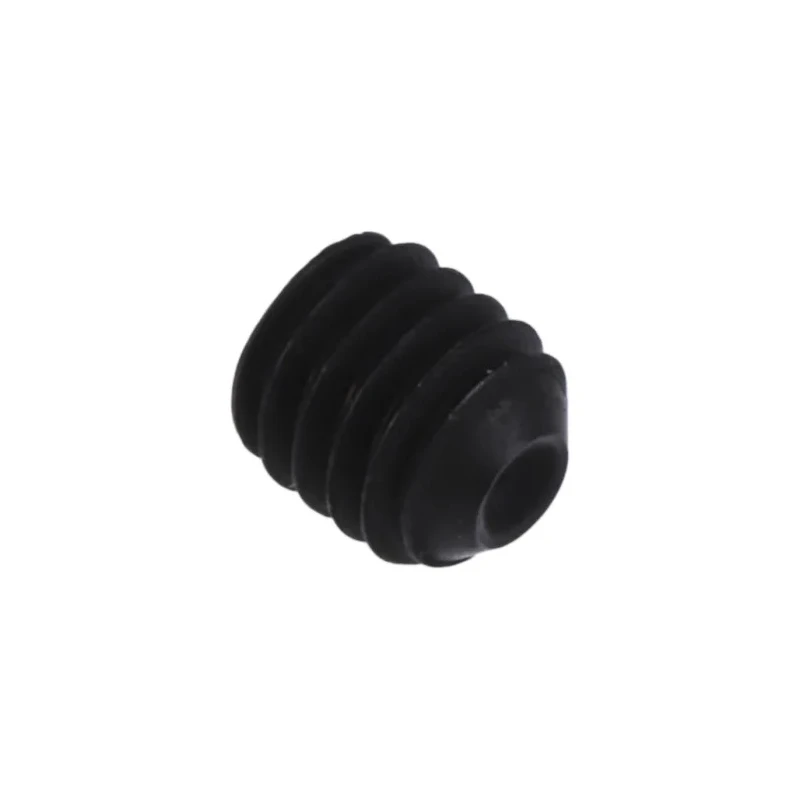 RS PRO Steel M3 x 3 mm Grub Screw Plain Cup Black DIN 916 529-905