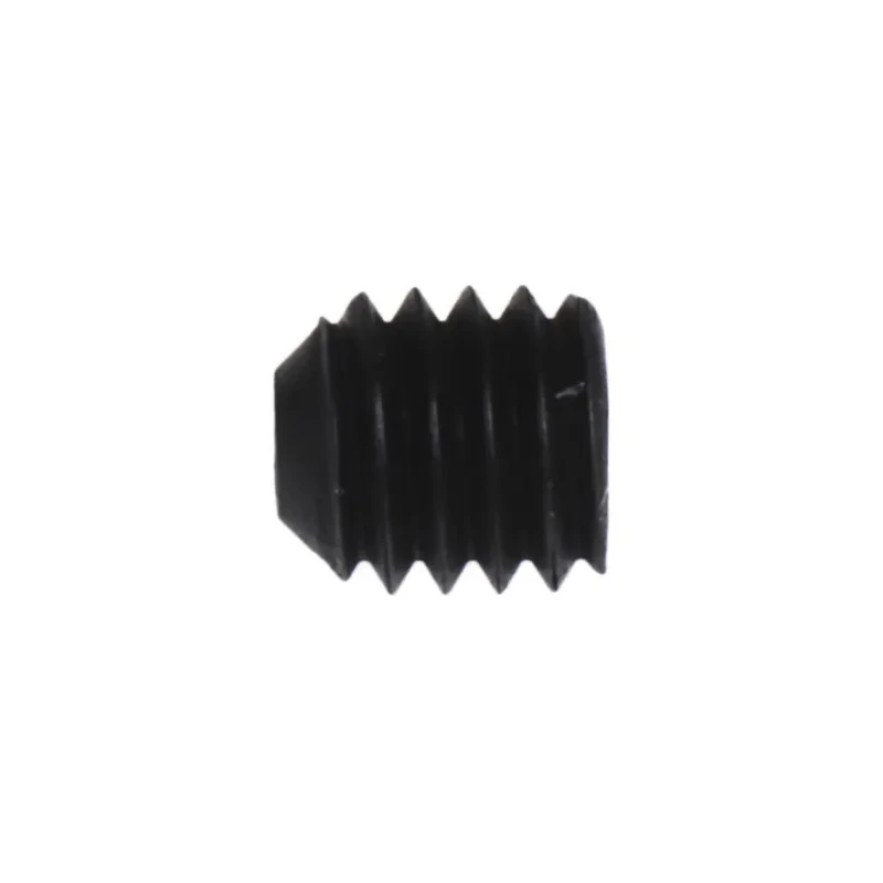 RS PRO Steel M3 x 3 mm Grub Screw Plain Cup Black DIN 916 529-905