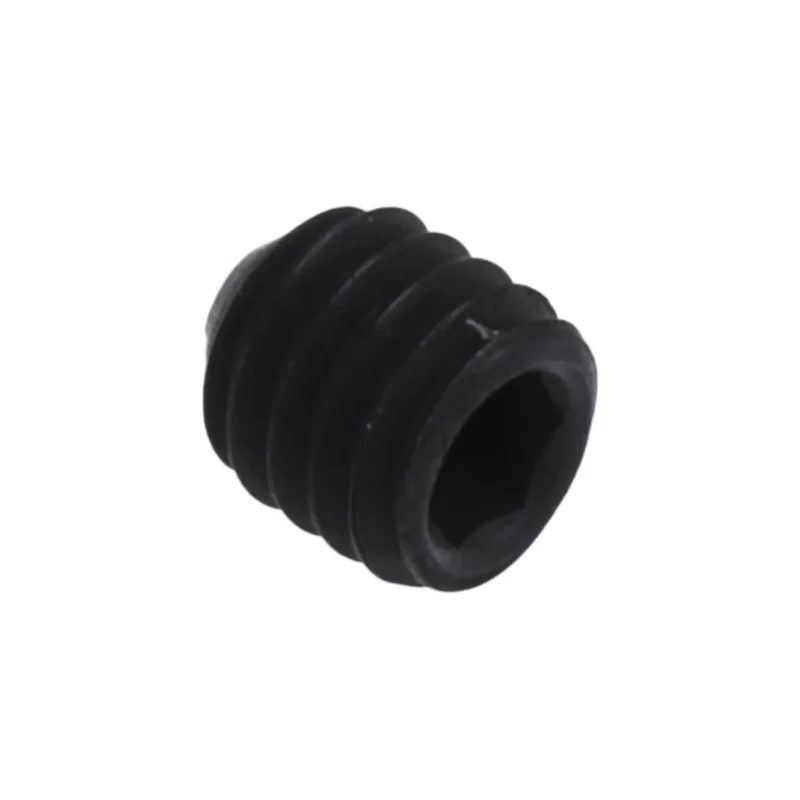 RS PRO Steel M3 x 3 mm Grub Screw Plain Cup Black DIN 916 529-905