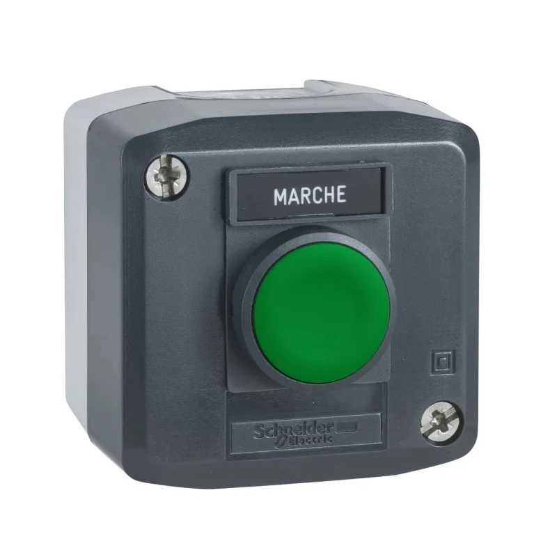 Schneider Electric Spring Return Enclosed Push Button Polycarbonate Green, IP67, IP66, IP69K XALD101
