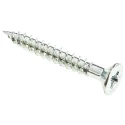 RS PRO Pozidriv Countersunk Steel Wood Screw, Bright Zinc Finish, No. 10 Thread Size, 38.09 mm Length 529-157