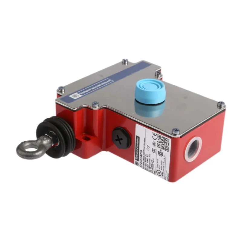 Telemecanique Sensors XY2-CE Rope Pull Switch 142 mm, Left Side, 1 NO/1 NC 