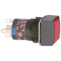 Schneider Electric Harmony XB6 Series Illuminated Push Button Switch, Latching, Panel Mount, 16 mm Cutout, SPDT XB6ECF8B1P