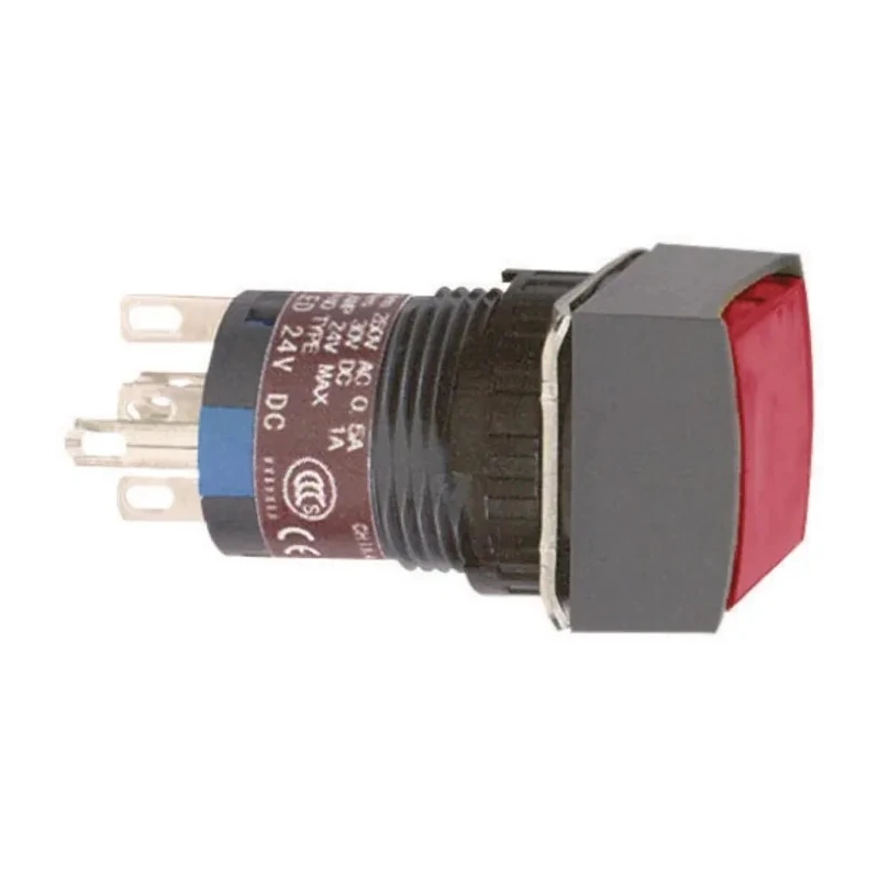 Schneider Electric Harmony XB6 Series Illuminated Push Button Switch, Latching, Panel Mount, 16 mm Cutout, SPDT XB6ECF8B1P