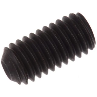 RS PRO Steel M6 x 12 mm Black Hexagon Socket Grub Screw Plain Cup DIN 916 530-028