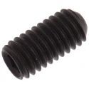 RS PRO Steel M6 x 12 mm Black Hexagon Socket Grub Screw Plain Cup DIN 916 530-028