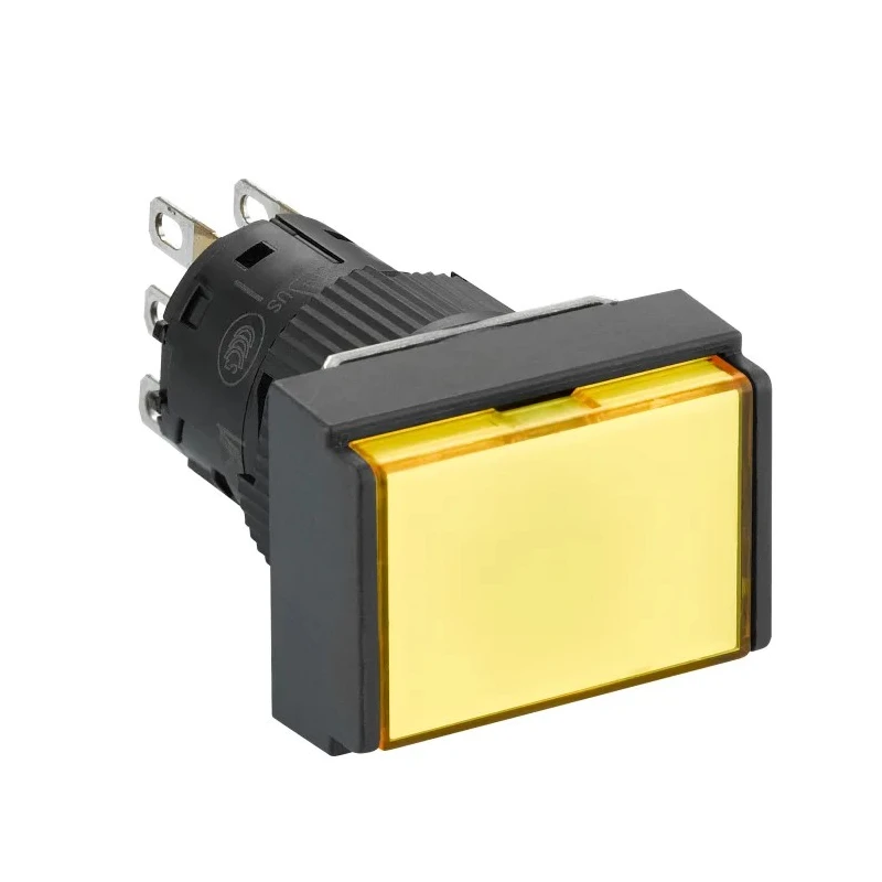 Schneider Electric Harmony XB6E Series Illuminated Push Button Switch, Spring Return, Panel Mount, 16 mm Cutout XB6EDW5B1P