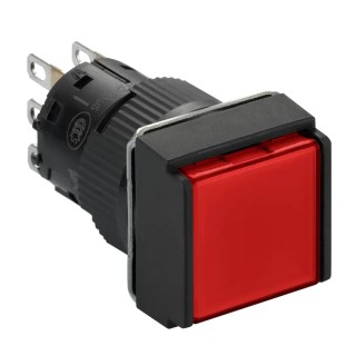 Schneider Electric Harmony XB6 Series Illuminated Push Button Switch, Spring Return, Panel Mount, 16 mm Cutout XB6ECW4B1P