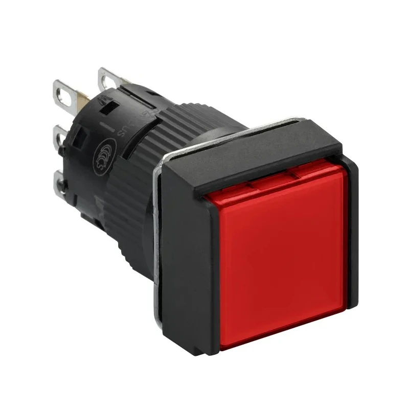 Schneider Electric Harmony XB6 Series Illuminated Push Button Switch, Spring Return, Panel Mount, 16 mm Cutout XB6ECW4B1P