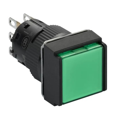 Schneider Electric Harmony XB6 Series Illuminated Push Button Switch, Spring Return, Panel Mount, 16 mm Cutout XB6ECW3B1P