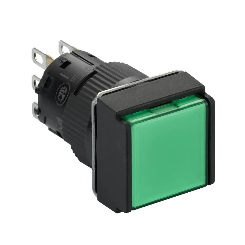 Schneider Electric Harmony XB6 Series Illuminated Push Button Switch, Spring Return, Panel Mount, 16 mm Cutout XB6ECW3B1P