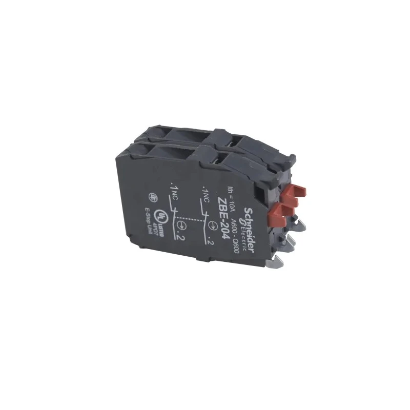 Schneider Electric Harmony Series Contact Block 60V, 10A, 2 NC Screw Terminal ZBE204