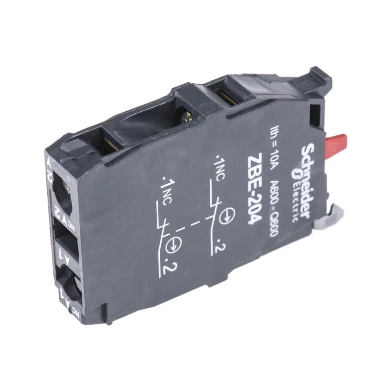 Schneider Electric Harmony Series Contact Block 60V, 10A, 2 NC Screw Terminal ZBE204