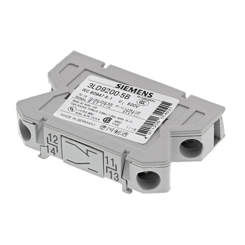 Siemens Switch Disconnector Auxiliary Switch 1 NO/1 NC Accessory for 3LD2 Series 3LD9200-5B
