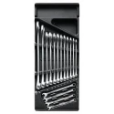 Facom 16-Piece Chrome Vanadium Steel Ring Spanner Set 6 to 24 mm MOD.440-1PB