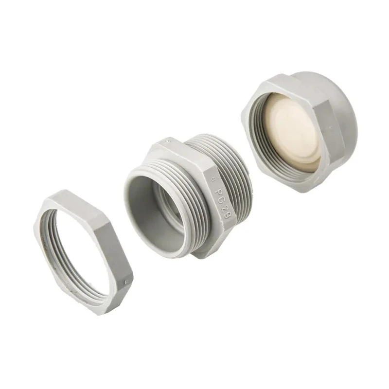 SIB WADI-TEC Series Grey Polyamide 6 Cable Gland PG29 Thread, 15 mm Min. - 24.5 mm Max. Cable Diameter, IP68 Z6102900R