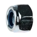 RS PRO Bright Zinc Steel Locknut M12 Nylon Insert DIN 982 19mm Width 14mm Height 530-416