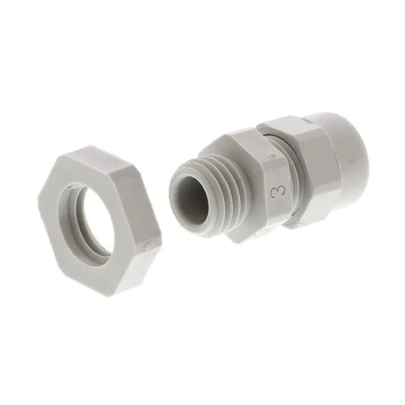 SIB WADI-TEC Series Grey Polyamide 6 Cable Gland M12 Thread 3 mm Min. 6 mm Max. IP68 Z6121200R
