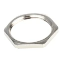 SIB Nickel Plated Brass Cable Gland Locknut PG21 Thread D4021100