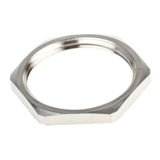 SIB Nickel Plated Brass Cable Gland Locknut PG21 Thread D4021100